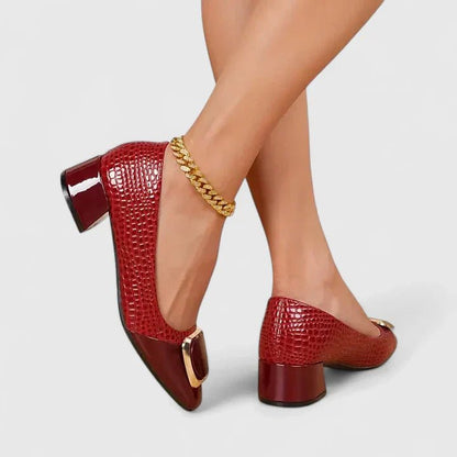 Elegant Pumps for Women with Block Heel Style