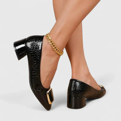 Elegant Pumps for Women with Block Heel Style