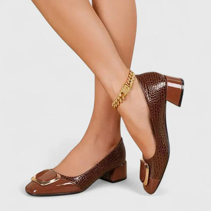 Elegant Pumps for Women with Block Heel Style