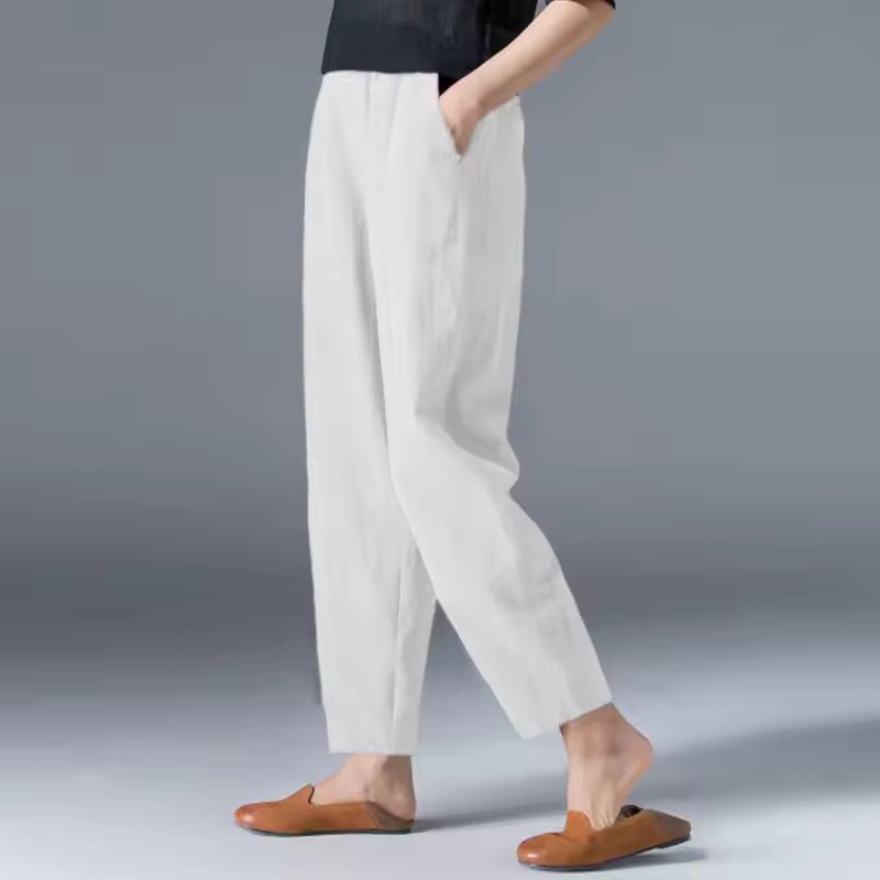 Relaxed Harem Trousers with Tapered Leg