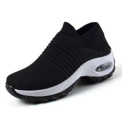 Comfortable Sneakers for Women with Slip On Platform Walking Style