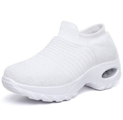 Comfortable Sneakers for Women with Slip On Platform Walking Style