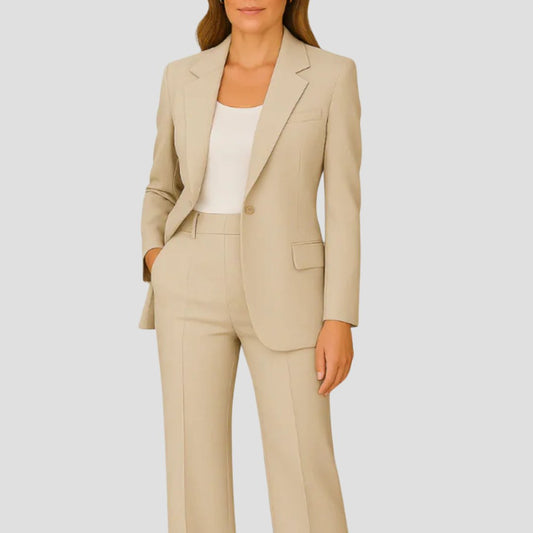 Tailored Pant Suit with Blazer and Trousers