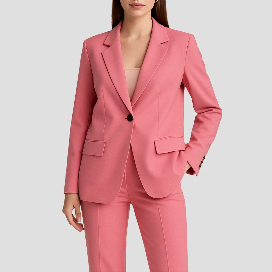 Tailored Pant Suit with Blazer and Trousers