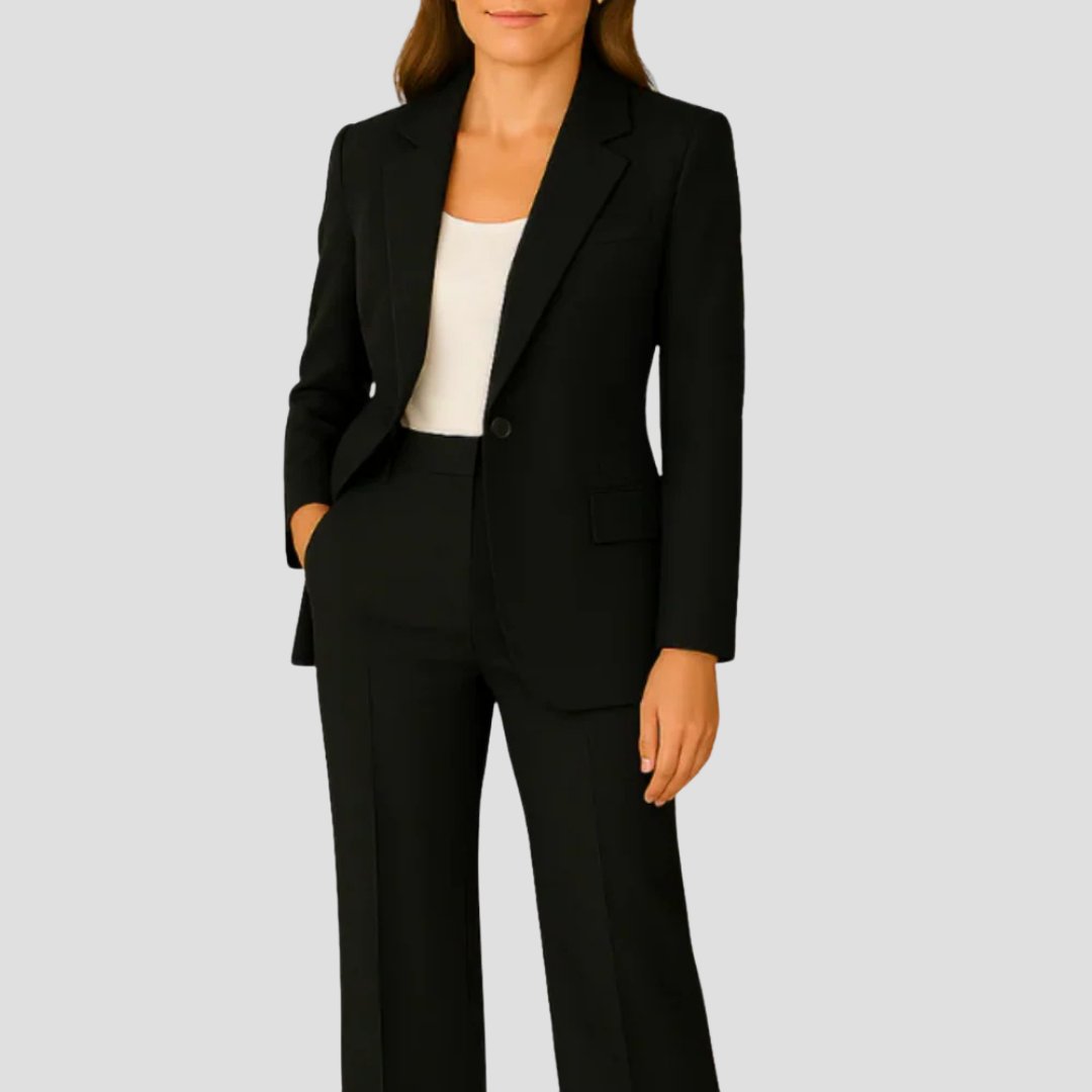Tailored Pant Suit with Blazer and Trousers