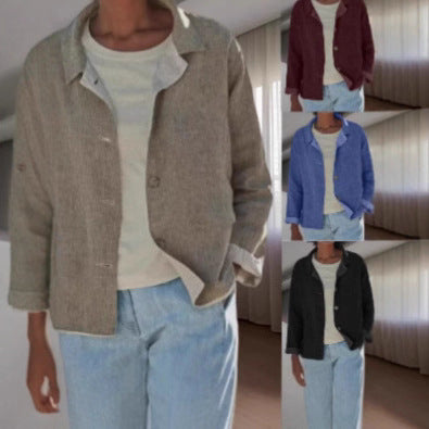 Effortless Linen Blouses for Women with Button Front Style