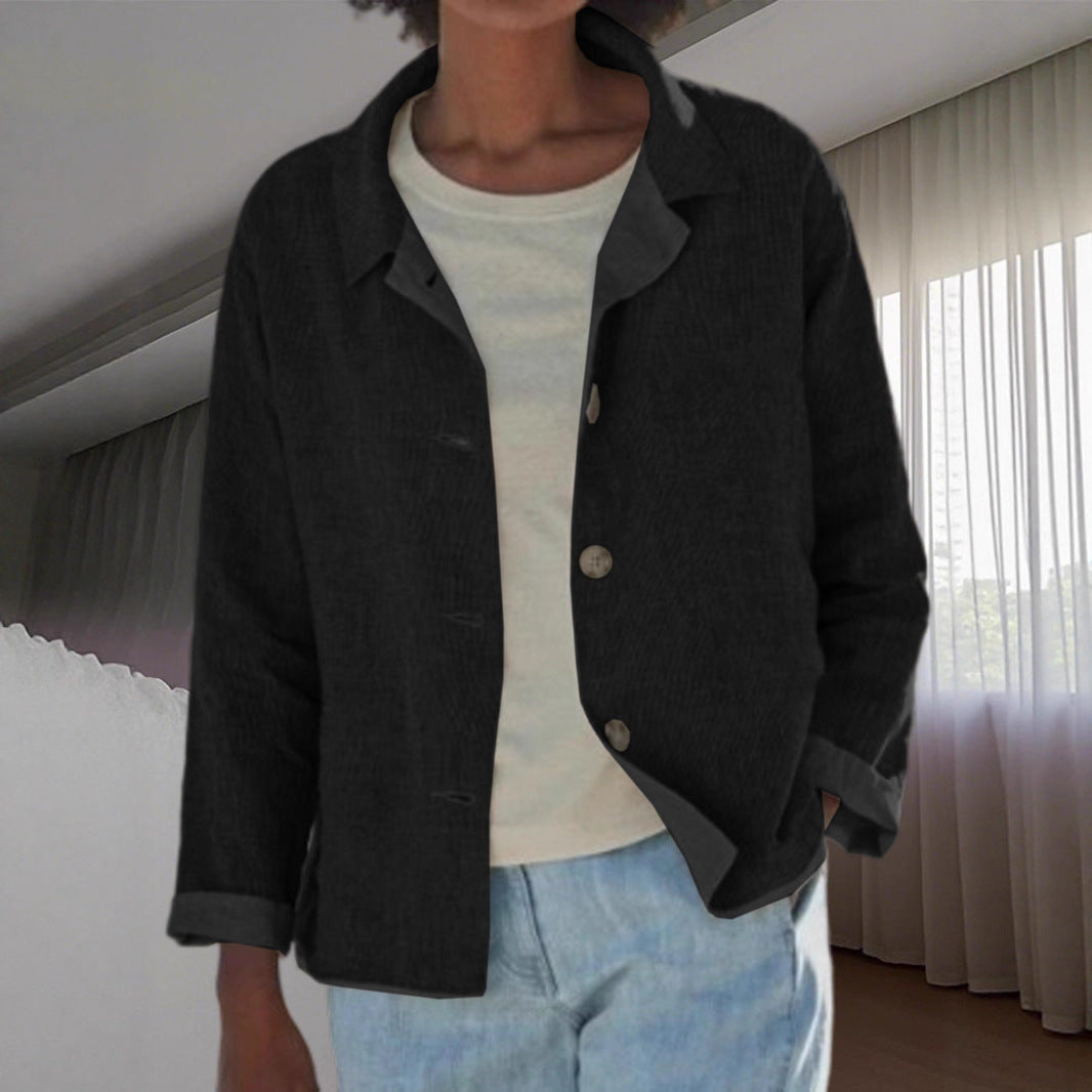 Effortless Linen Blouses for Women with Button Front Style