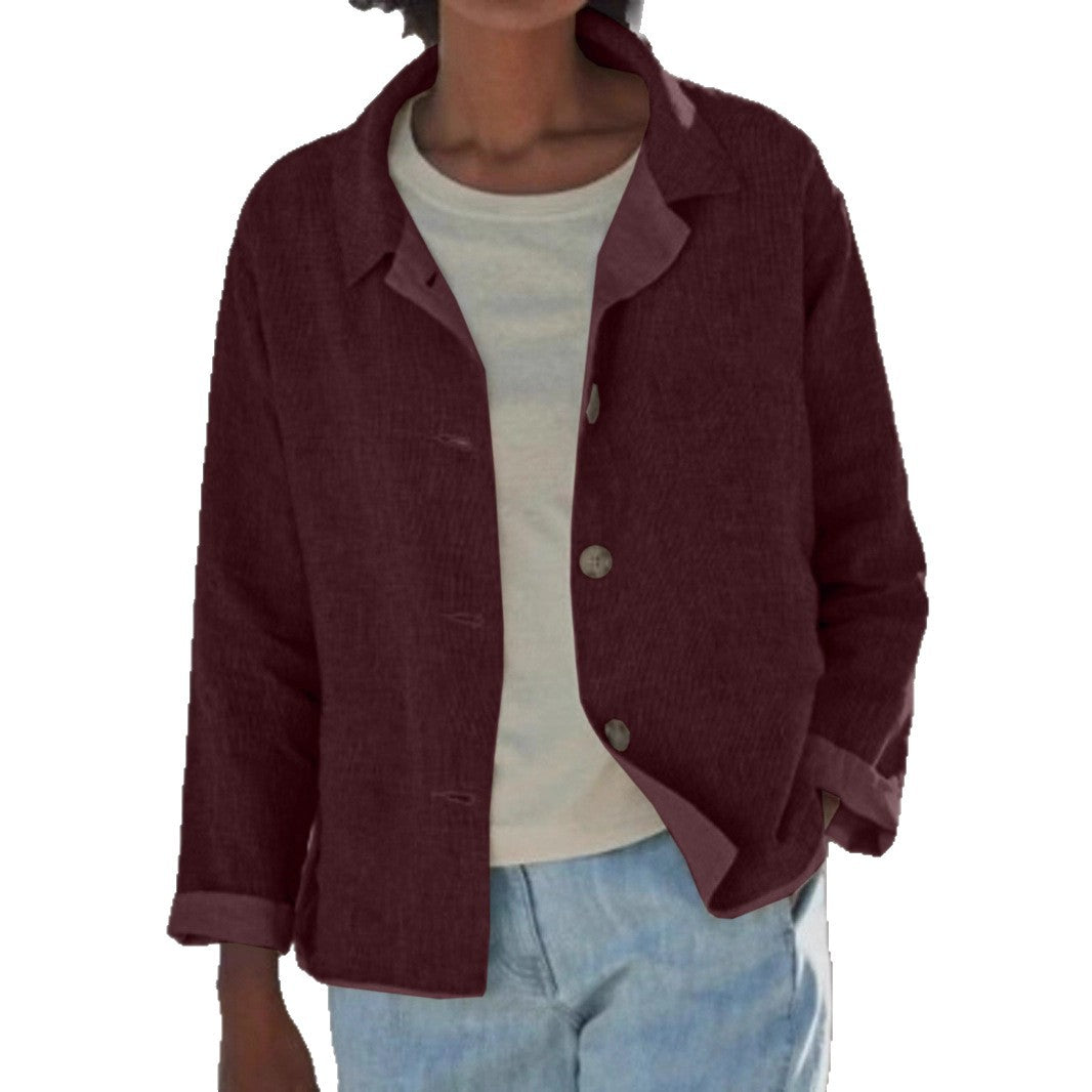 Effortless Linen Blouses for Women with Button Front Style